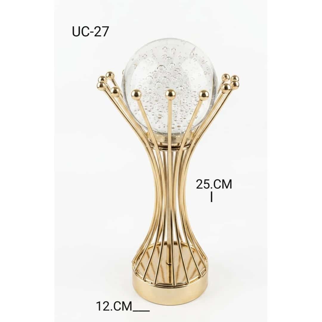 Golden Crystal Globe Centerpiece preview image 2