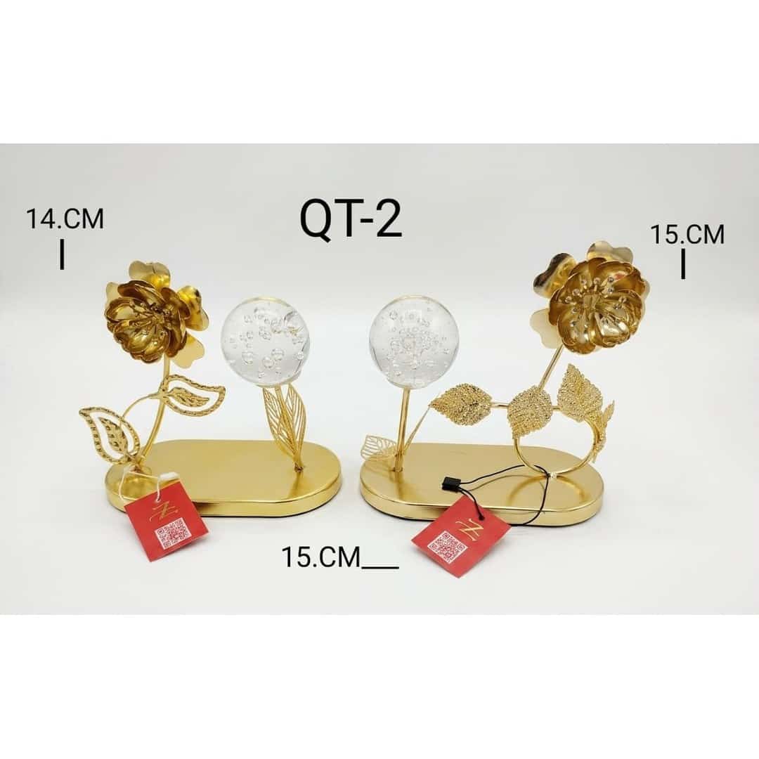 Golden Rose Crystal Decor Set preview image 2