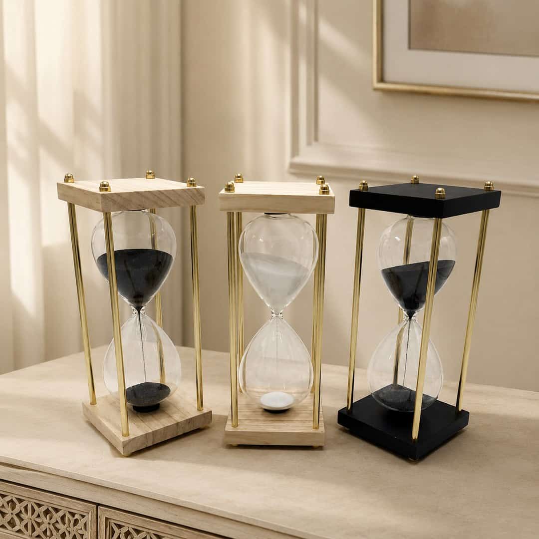 Modern Trio Hourglass Decor Set preview image 1