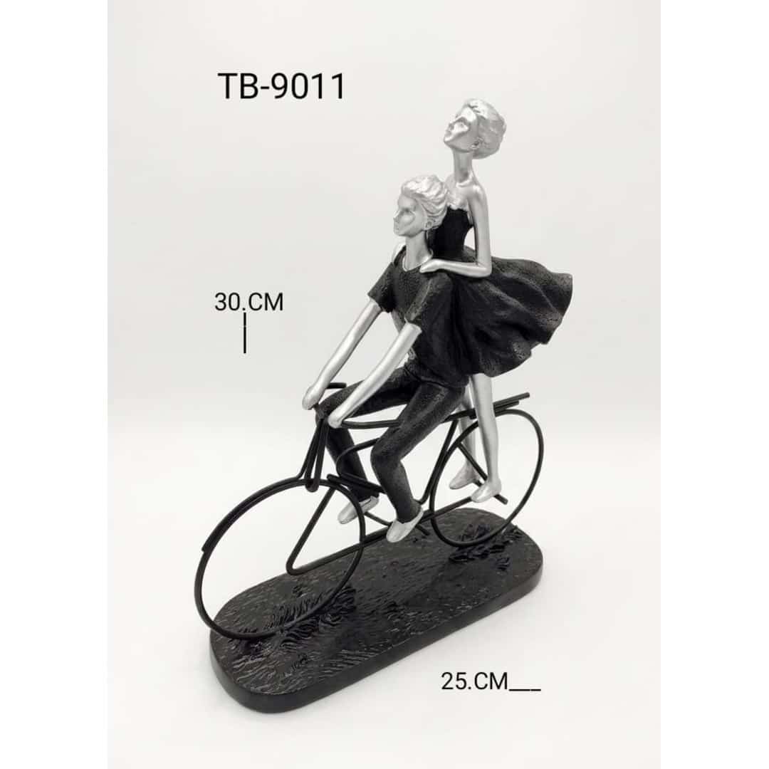 Couple Bicycle Table Sculpture preview image 2