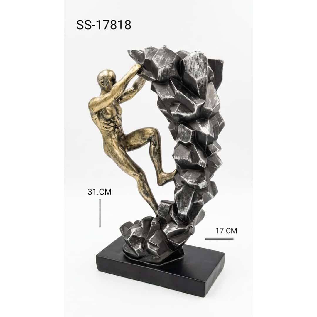 Abstract Climber Rock Sculpture preview image 2