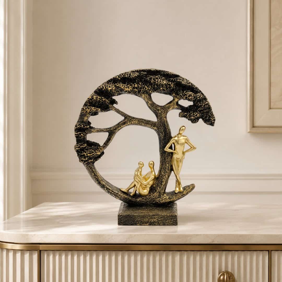 Golden Family Tree Sculpture preview image 1
