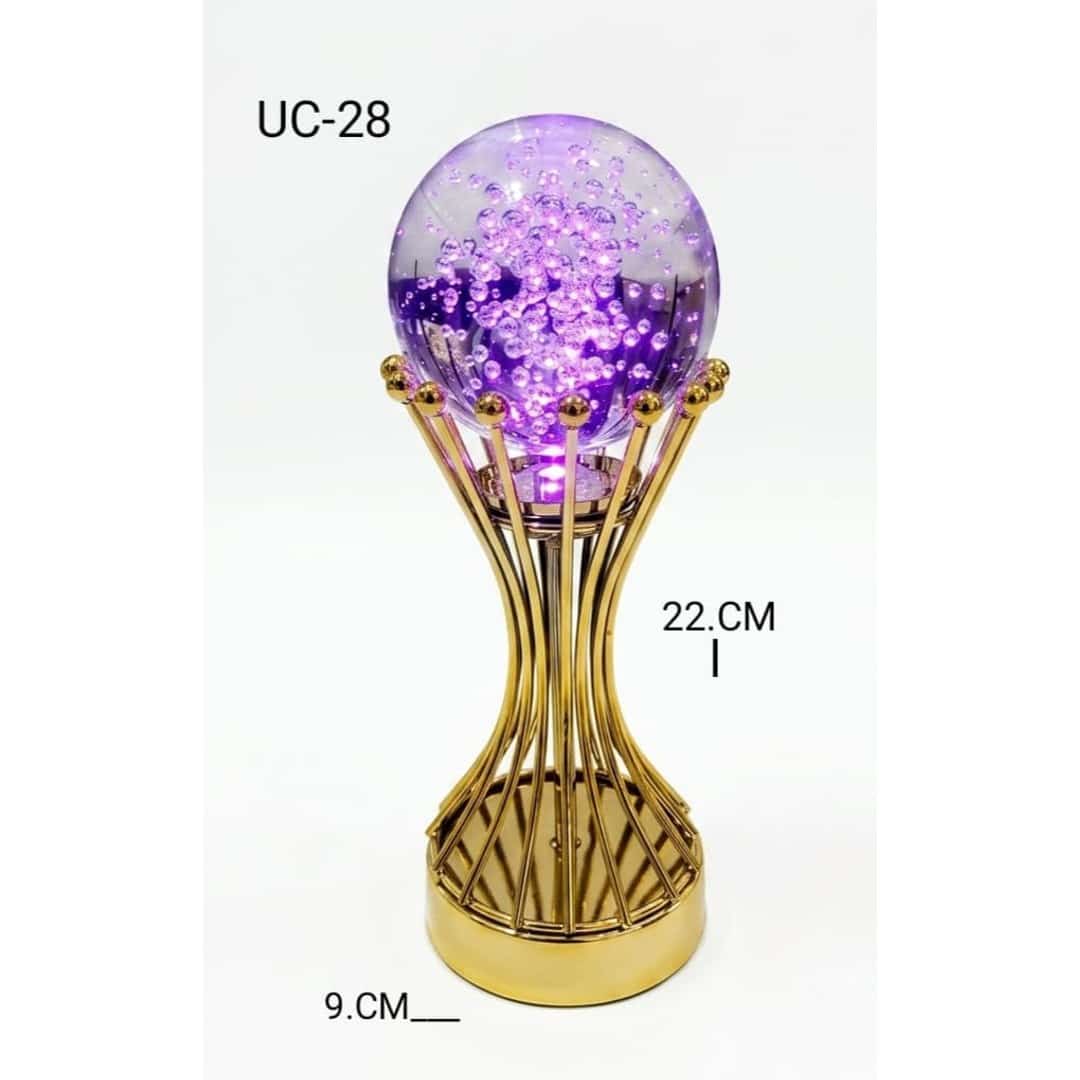 Purple Crystal Globe Showpiece preview image 2