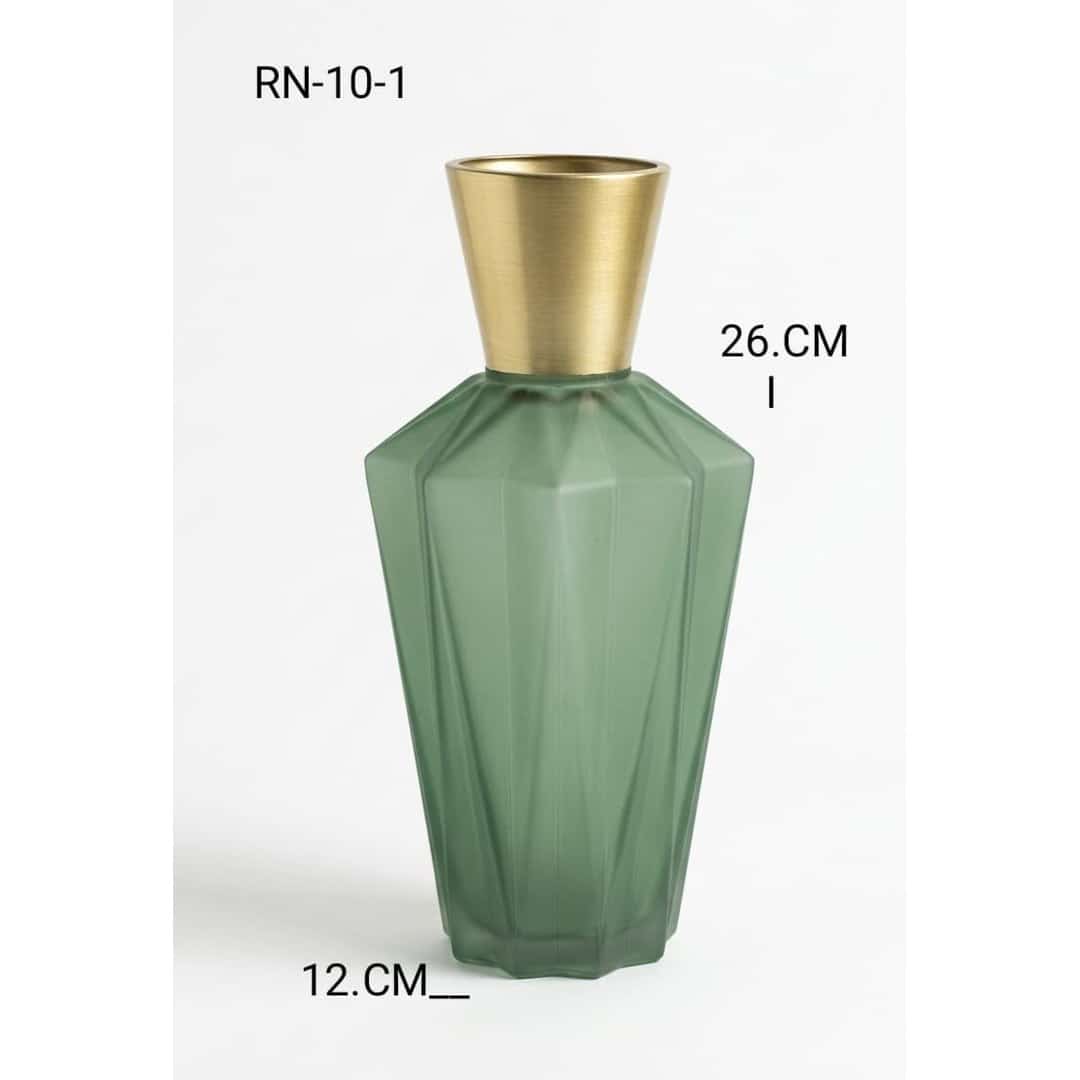 Sage Geometric Decorative Vase preview image 2