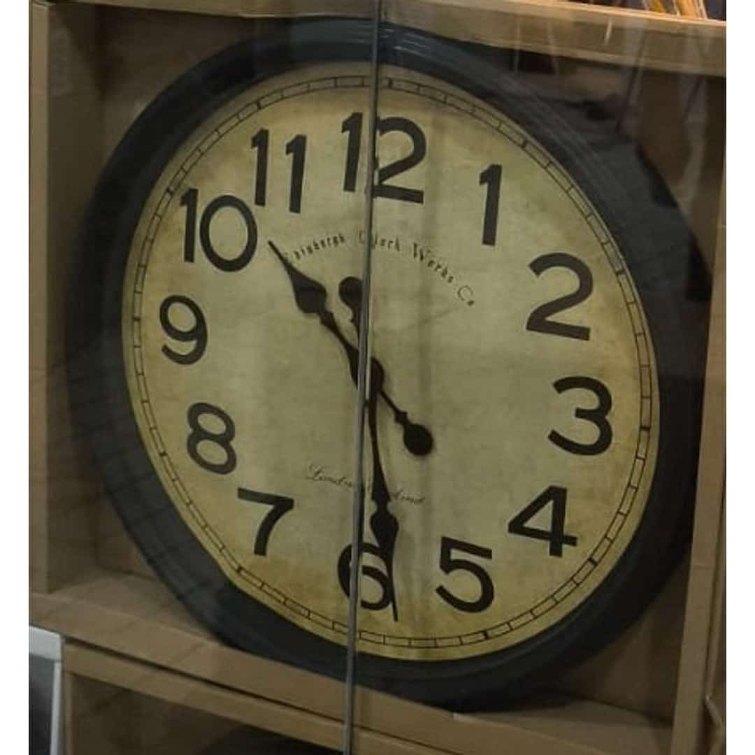 Vintage Cream Dial Wall Clock preview image 2