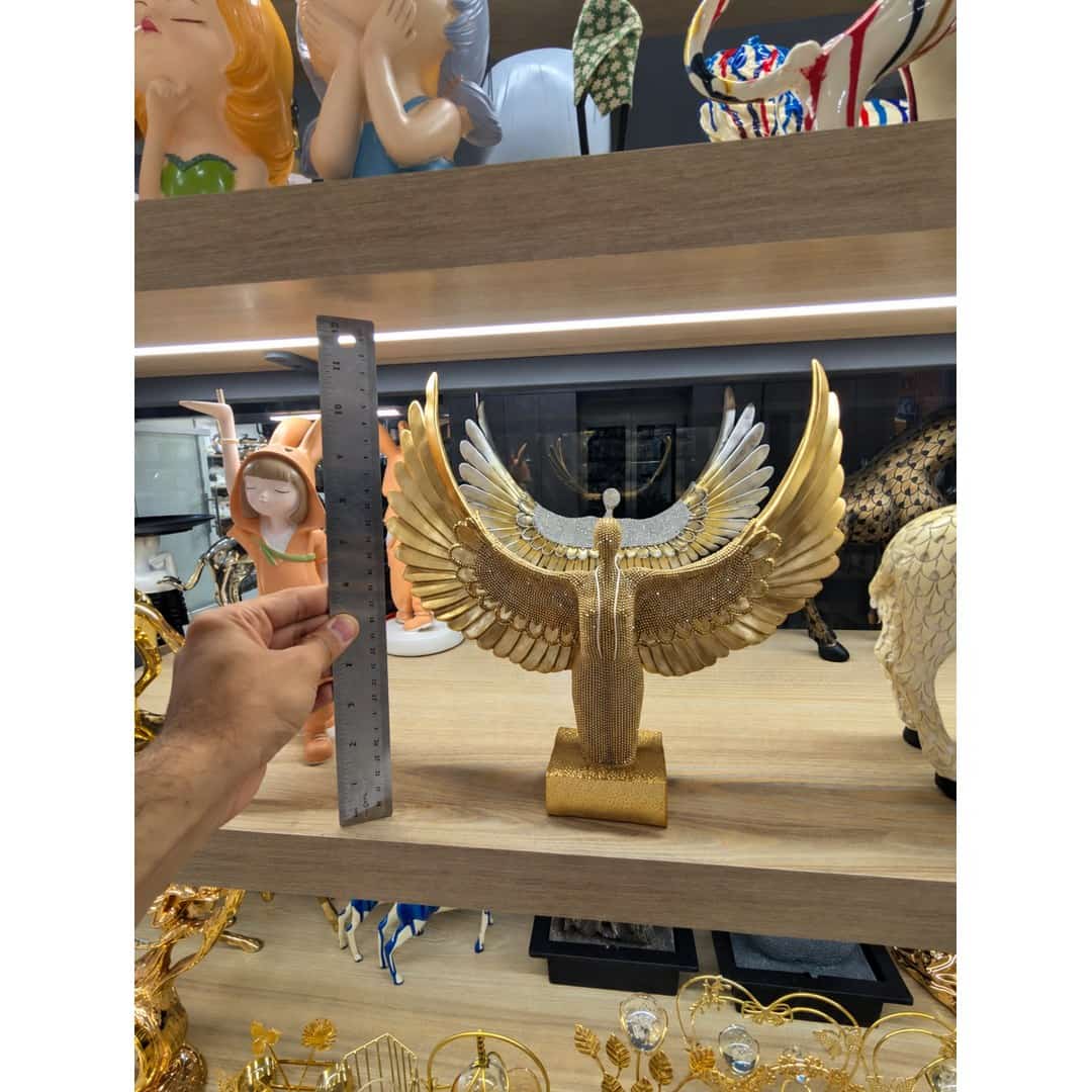 Gold-Tone Phoenix Bird Sculpture preview image 2