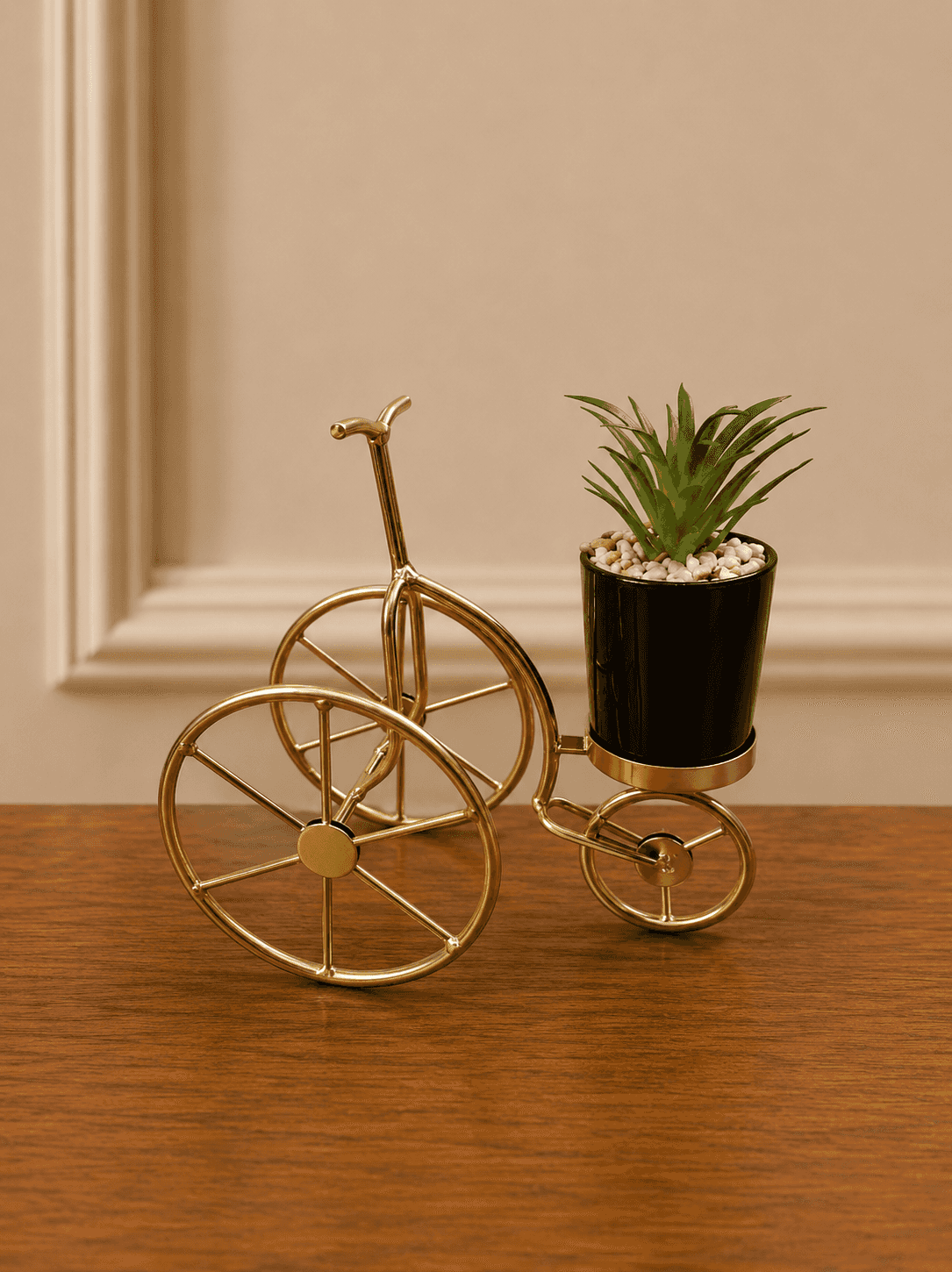 Gold Bicycle Planter Table Decor preview image 1