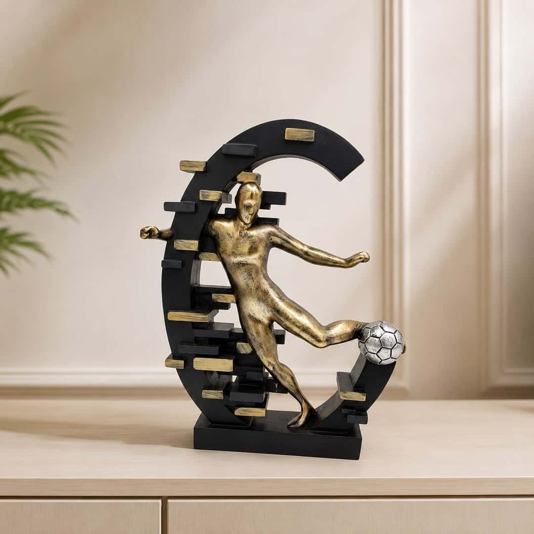 Football Staircase Sculpture