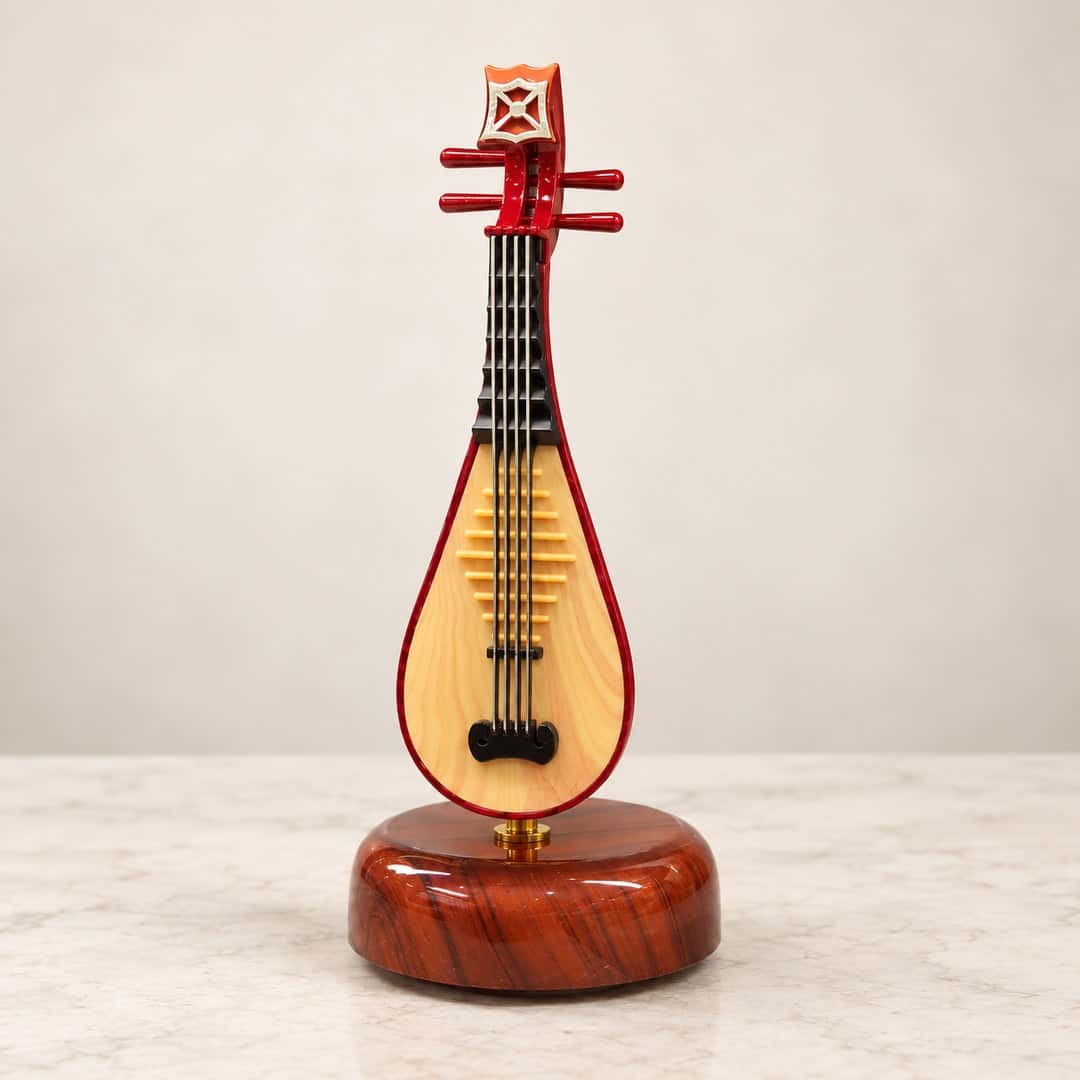 Miniature Red Pipa Table Display