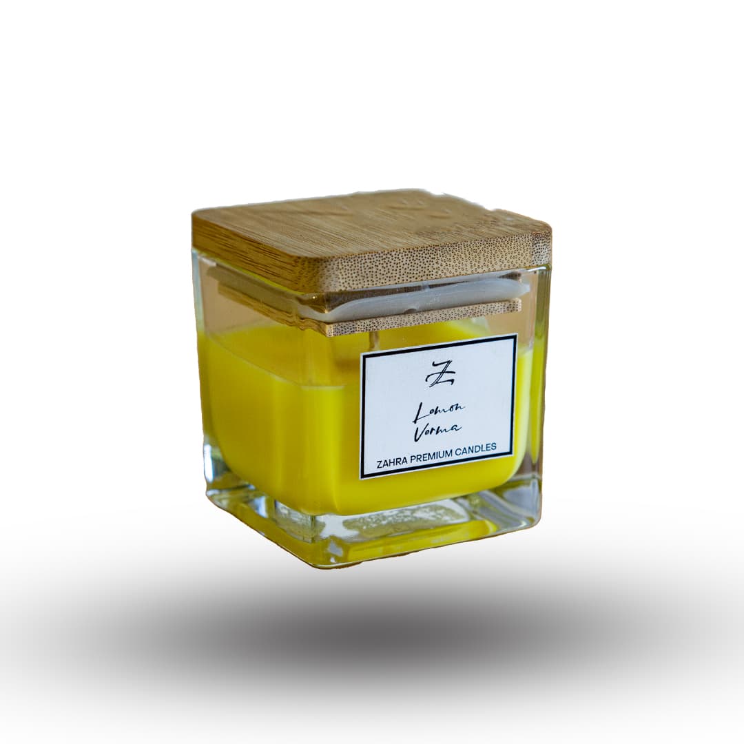Lemon Verbena Candle – Bamboo Lid image 1