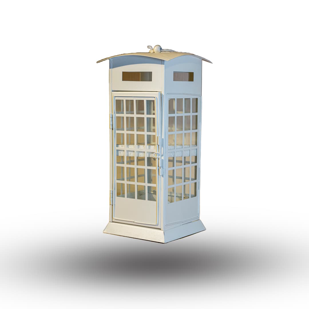 Vintage Telephone Booth Lantern image 1