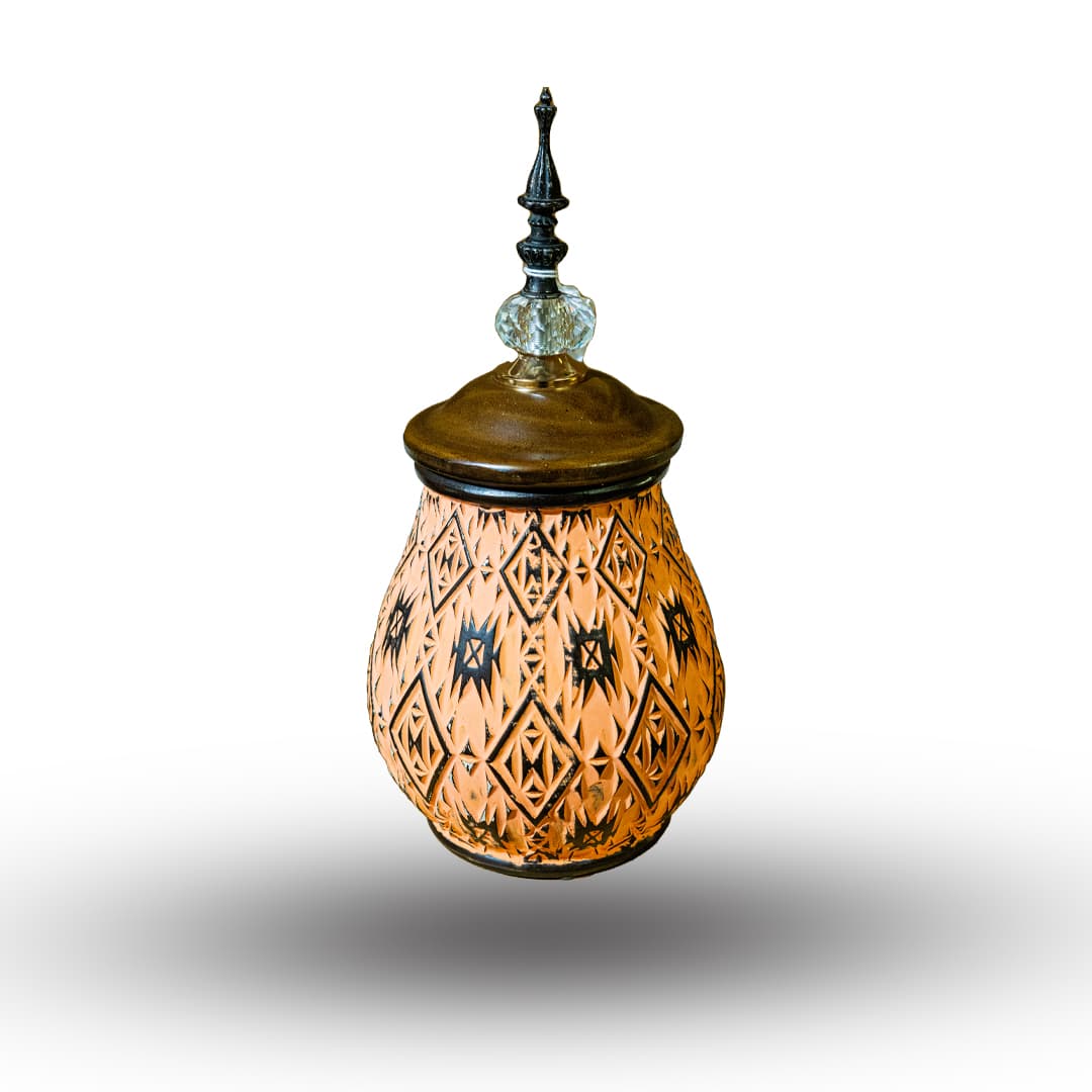 Desert Clay Tribal Jar image 1
