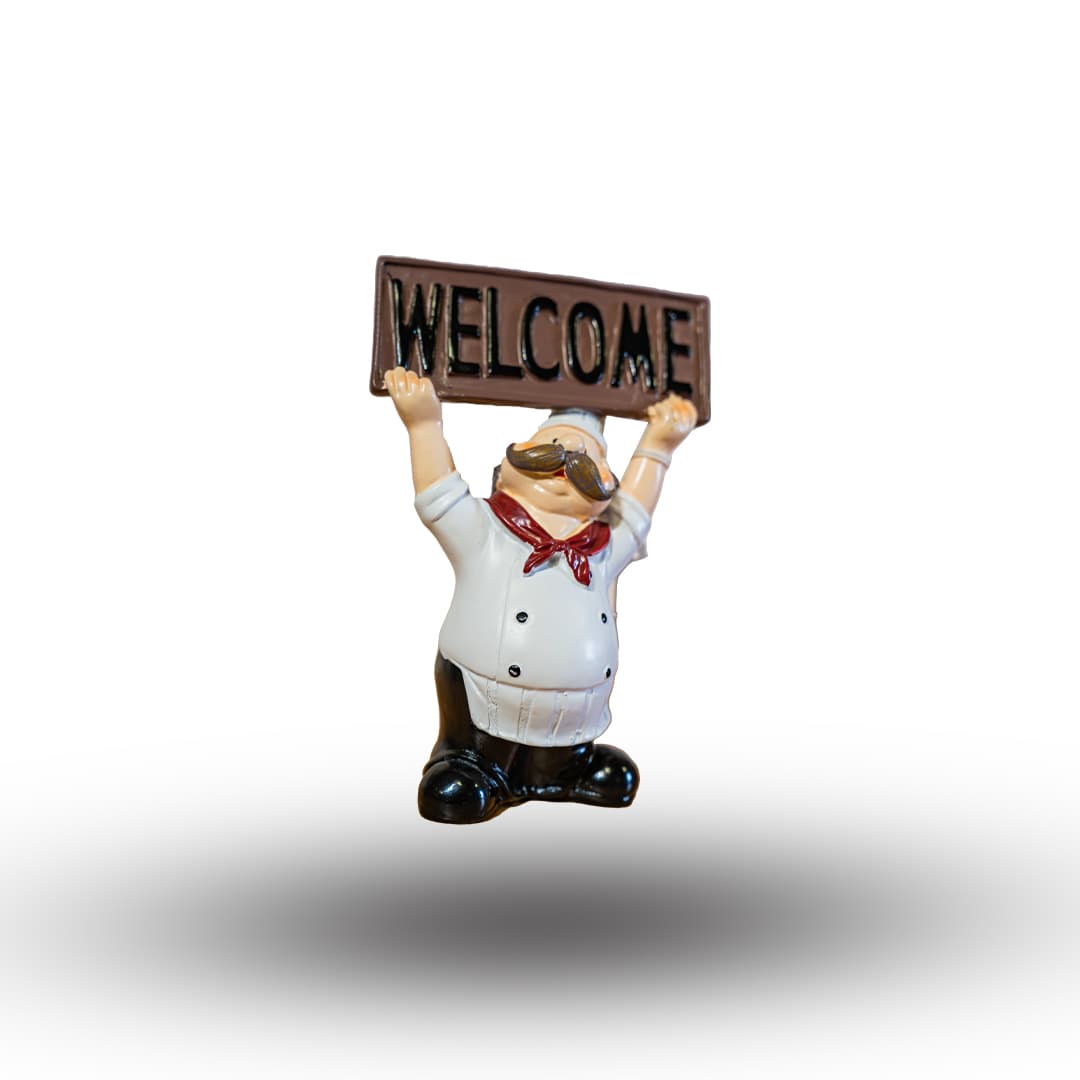 Cheery Chef Welcome Figurine image 1