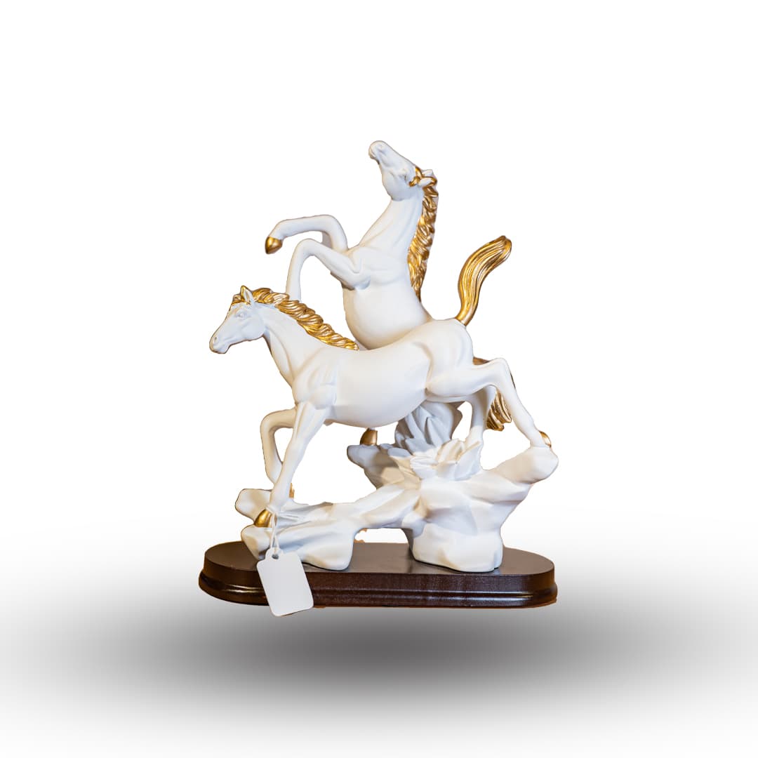 Midnight Stallion Trio Sculpture image 1