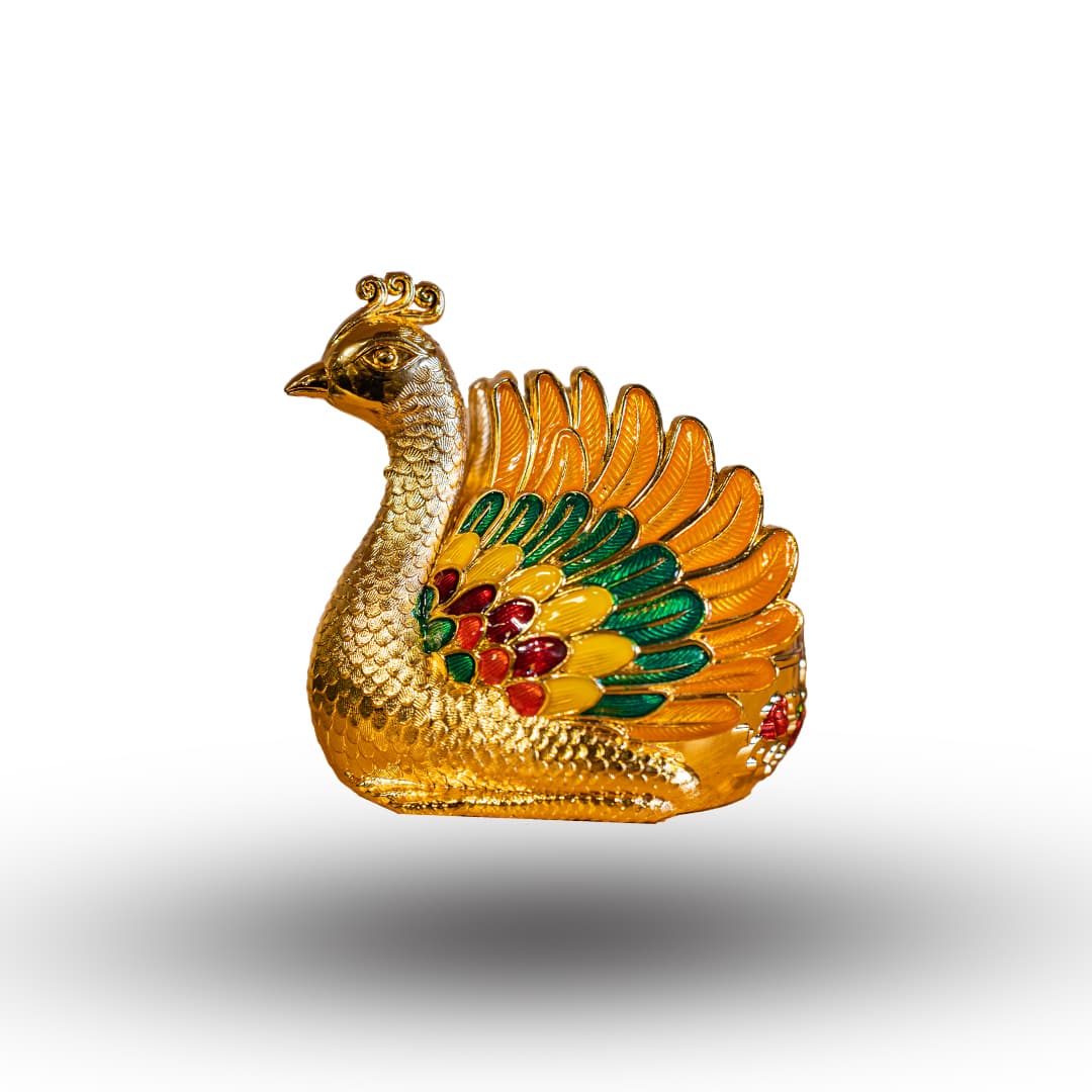 Jeweled Peacock Figurine image 1