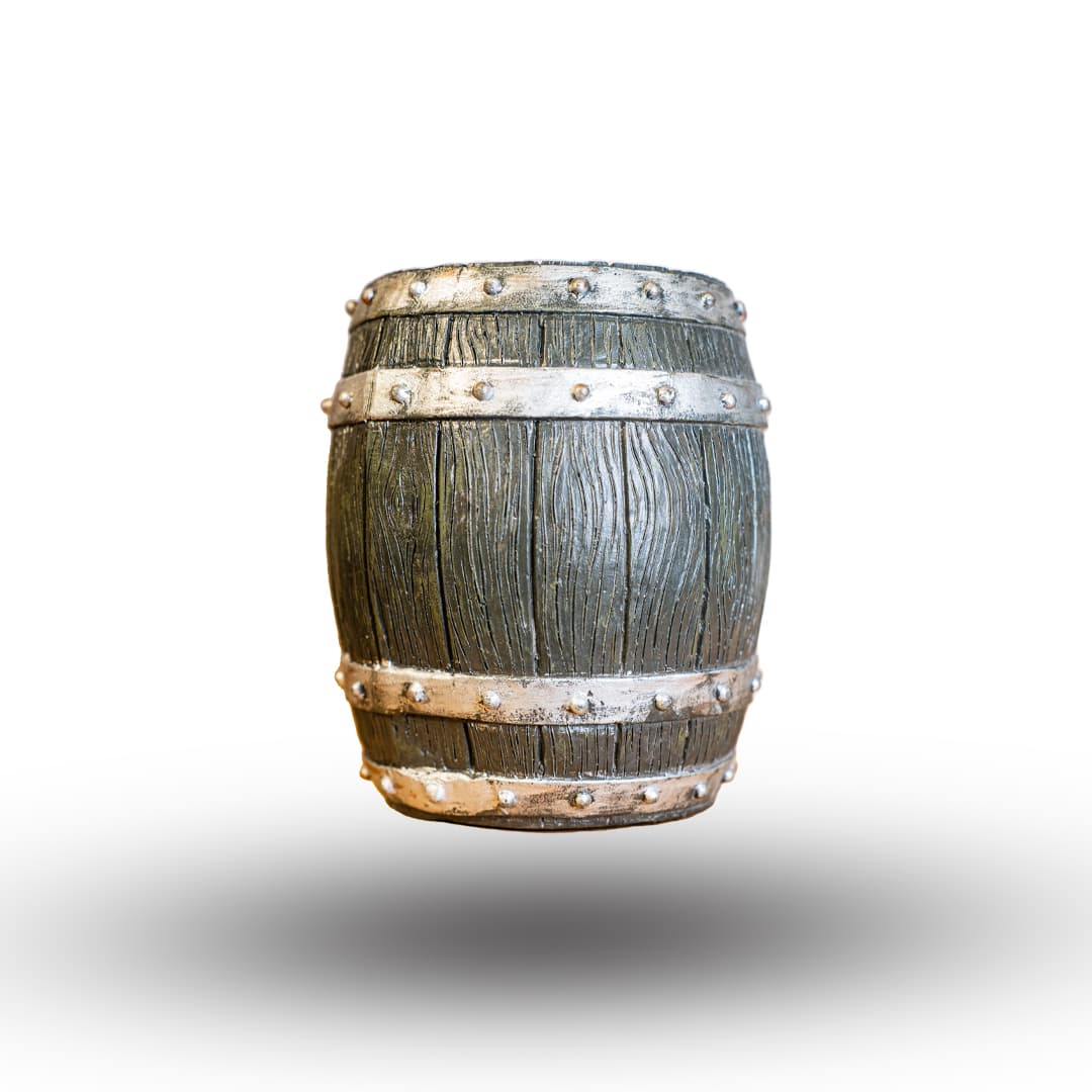 Rustic Barrel Decor image 1