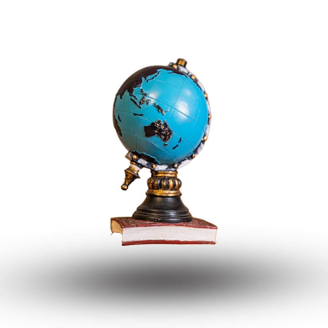 Antique Globe on Book image 1