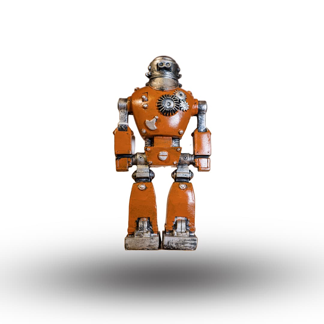 Steampunk Robot Figurine image 1