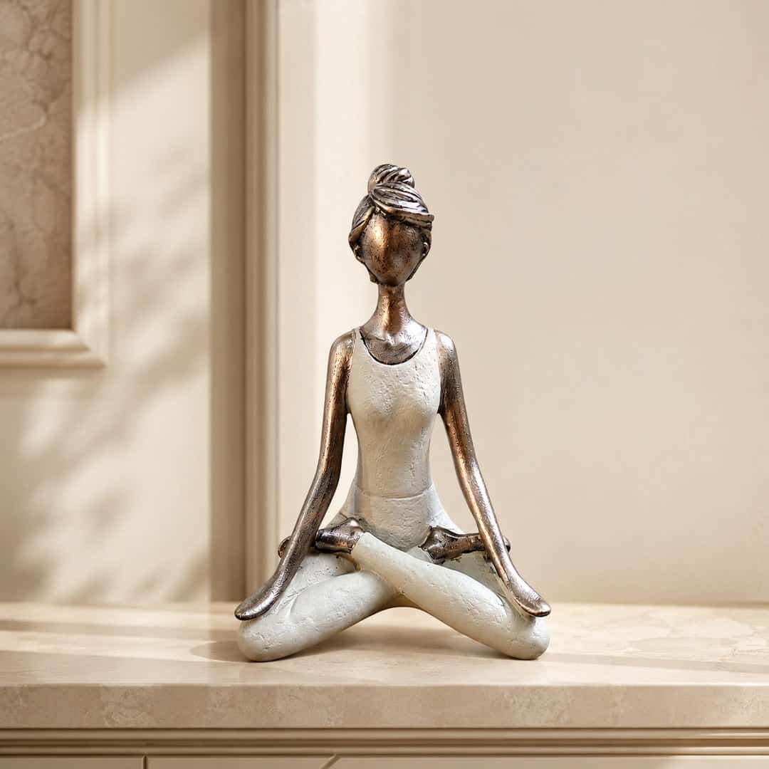 Serene Yoga Meditation Figure