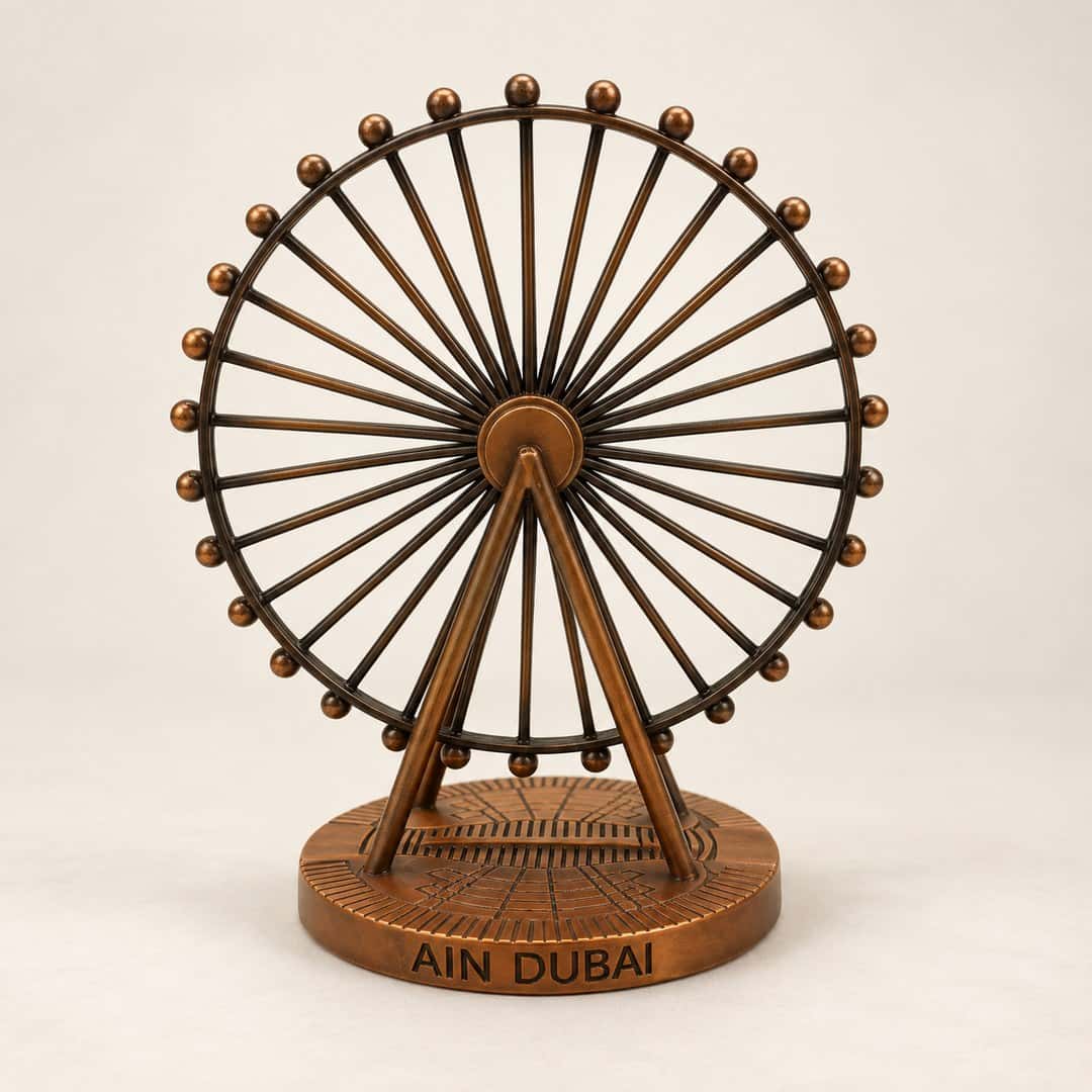 Bronze-Tone Ferris Wheel Table Ornament