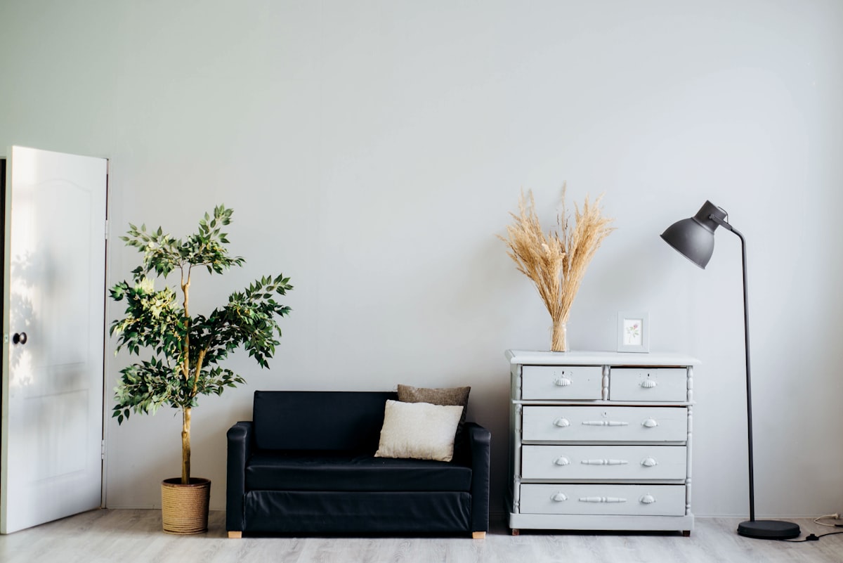 Curated home decor styling